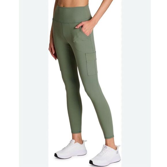 AVALANCHE Green Full Length Cargo Pocket Legging Size M - Picture 1 of 9